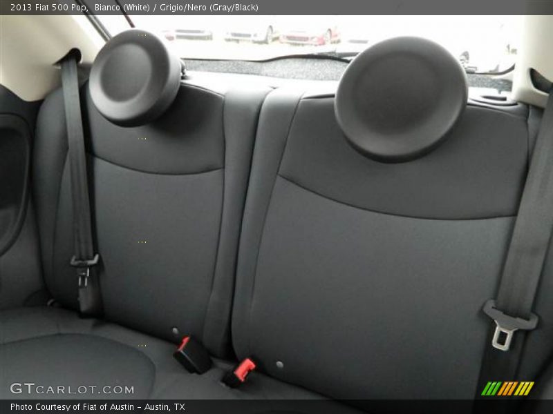 Bianco (White) / Grigio/Nero (Gray/Black) 2013 Fiat 500 Pop