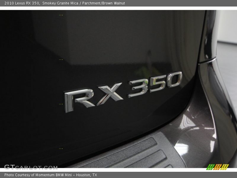Smokey Granite Mica / Parchment/Brown Walnut 2010 Lexus RX 350