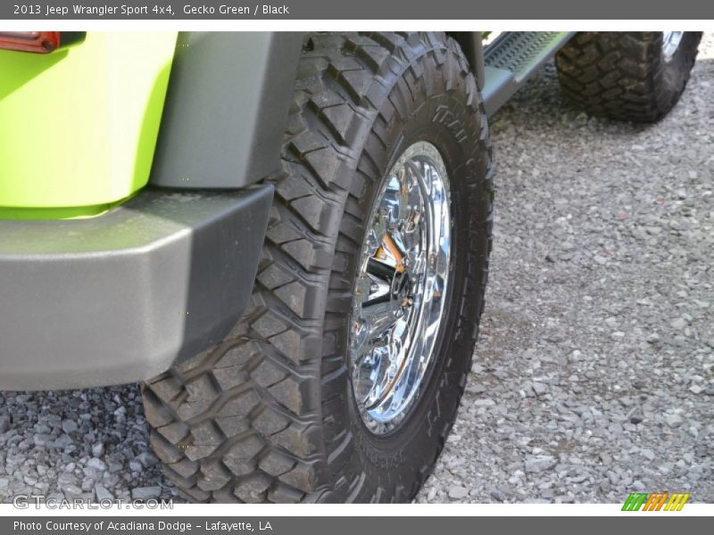 Gecko Green / Black 2013 Jeep Wrangler Sport 4x4