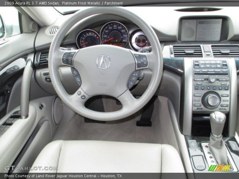 Dashboard of 2009 RL 3.7 AWD Sedan