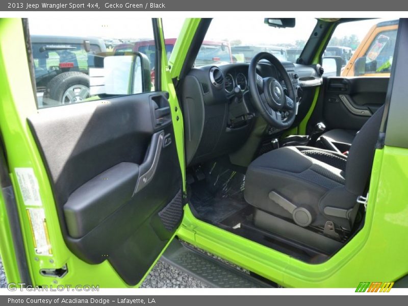Gecko Green / Black 2013 Jeep Wrangler Sport 4x4