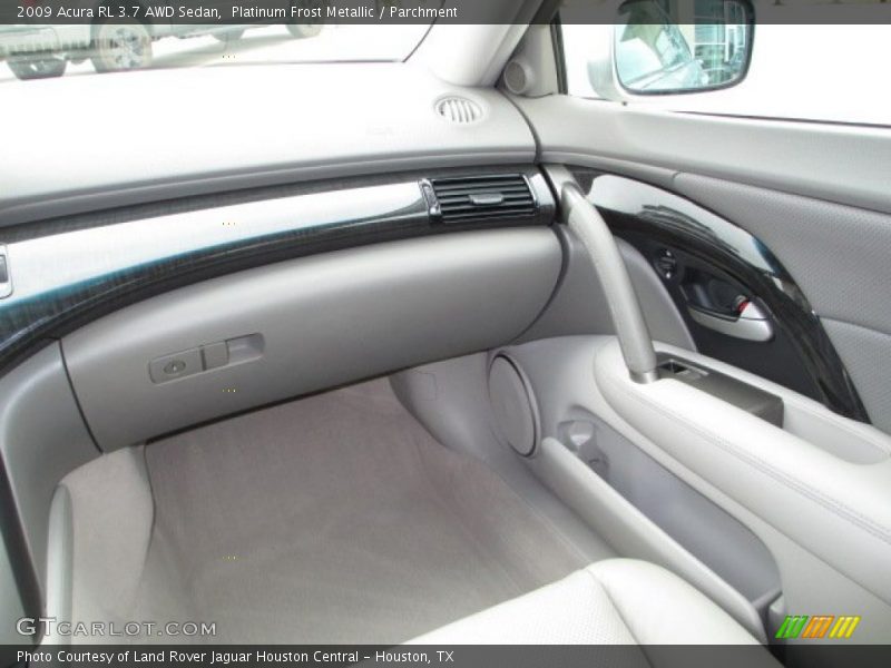 Platinum Frost Metallic / Parchment 2009 Acura RL 3.7 AWD Sedan