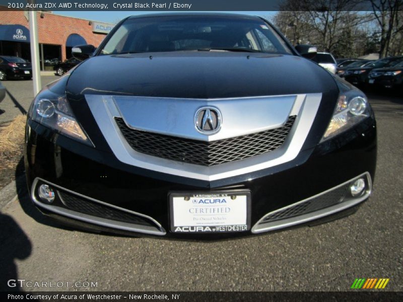 Crystal Black Pearl / Ebony 2010 Acura ZDX AWD Technology