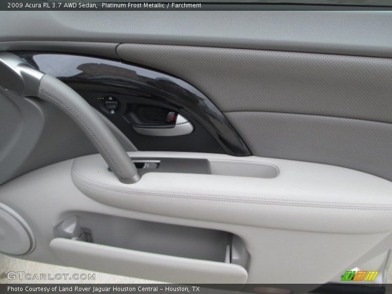 Platinum Frost Metallic / Parchment 2009 Acura RL 3.7 AWD Sedan