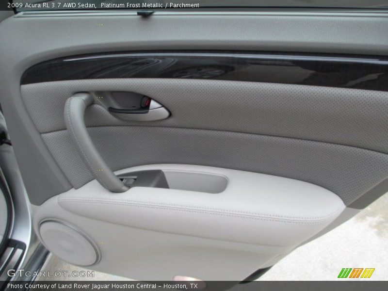 Platinum Frost Metallic / Parchment 2009 Acura RL 3.7 AWD Sedan