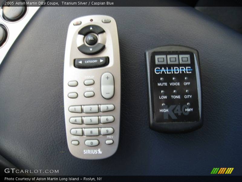 Titanium Silver / Caspian Blue 2005 Aston Martin DB9 Coupe