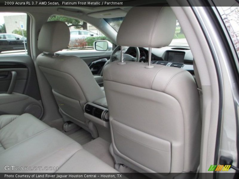 Platinum Frost Metallic / Parchment 2009 Acura RL 3.7 AWD Sedan