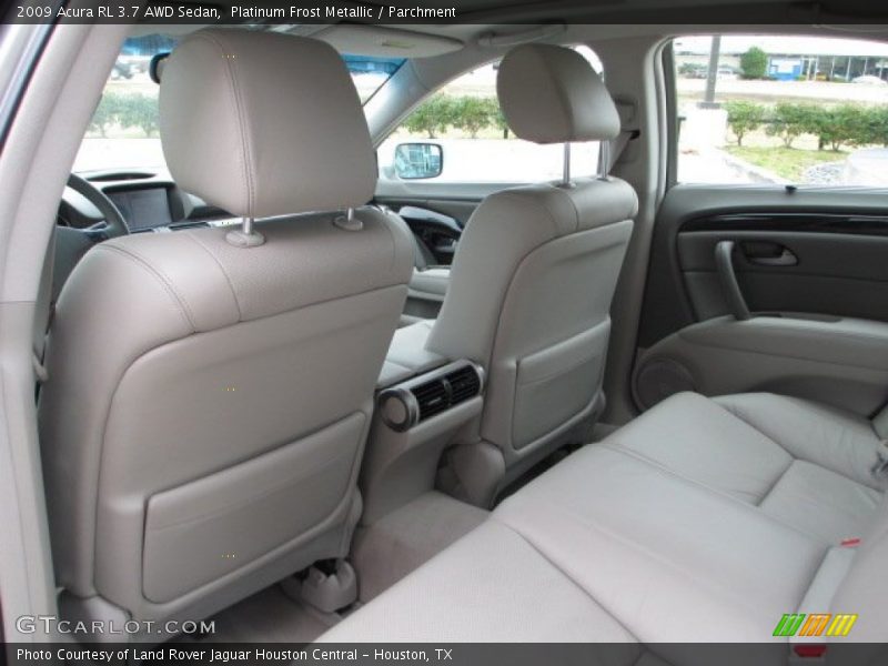Platinum Frost Metallic / Parchment 2009 Acura RL 3.7 AWD Sedan