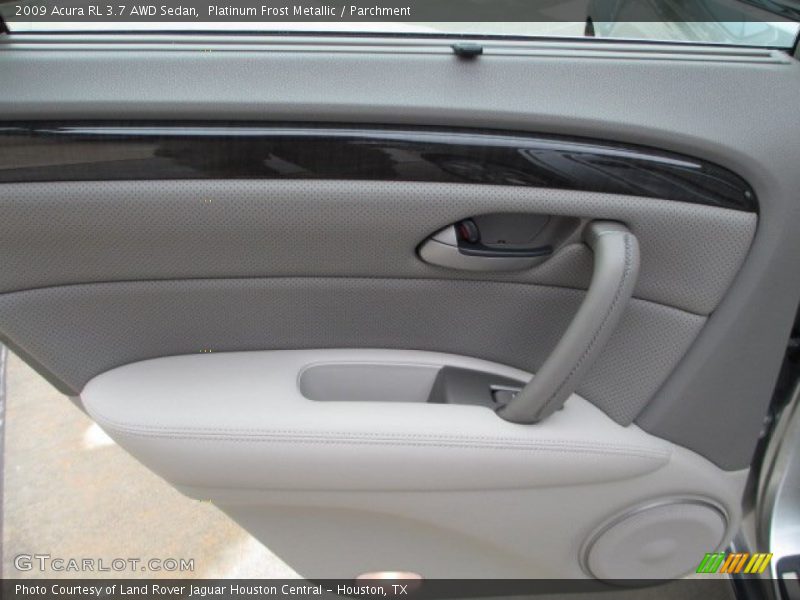 Platinum Frost Metallic / Parchment 2009 Acura RL 3.7 AWD Sedan