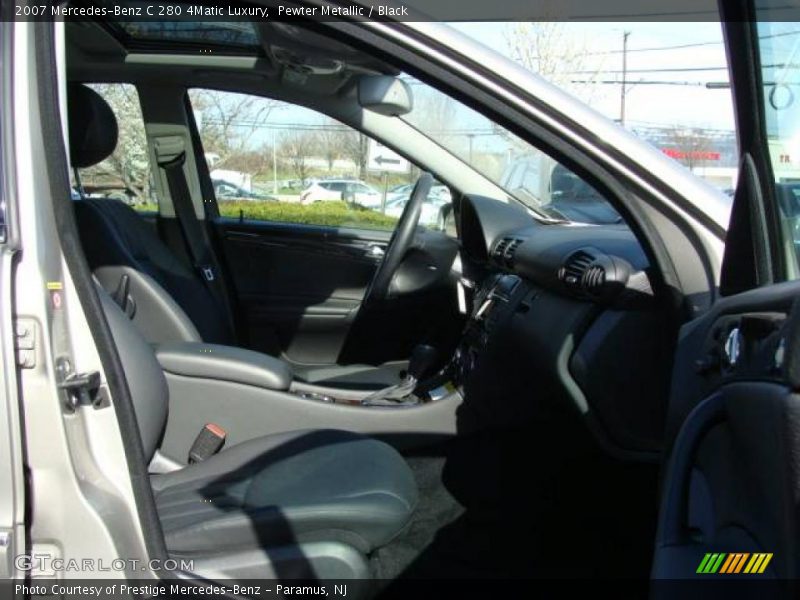 Pewter Metallic / Black 2007 Mercedes-Benz C 280 4Matic Luxury