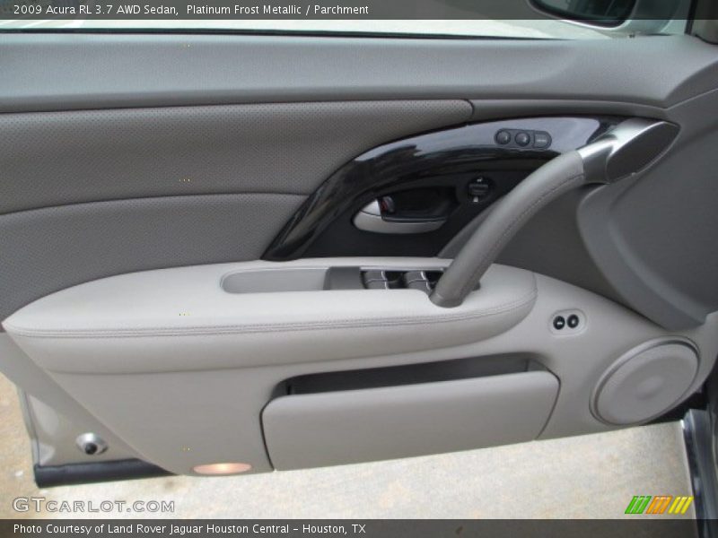 Platinum Frost Metallic / Parchment 2009 Acura RL 3.7 AWD Sedan