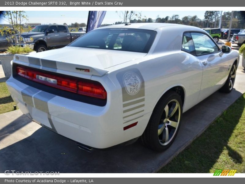Bright White / Dark Slate Gray 2013 Dodge Challenger SRT8 392