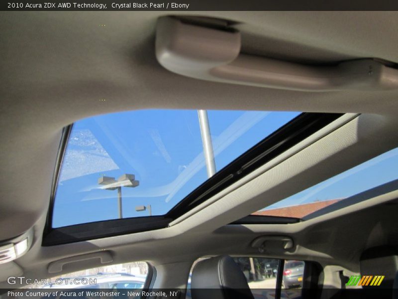 Crystal Black Pearl / Ebony 2010 Acura ZDX AWD Technology