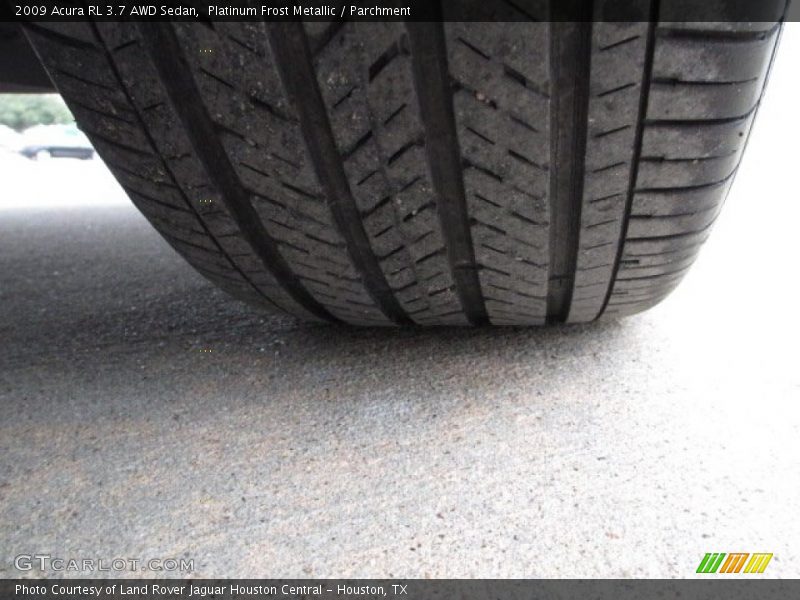 Platinum Frost Metallic / Parchment 2009 Acura RL 3.7 AWD Sedan