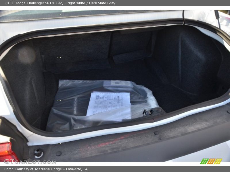 Bright White / Dark Slate Gray 2013 Dodge Challenger SRT8 392