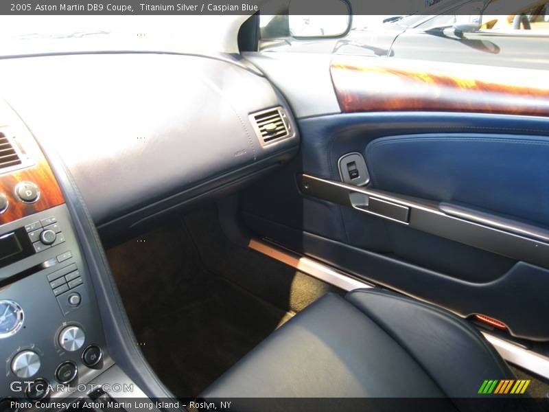 Titanium Silver / Caspian Blue 2005 Aston Martin DB9 Coupe