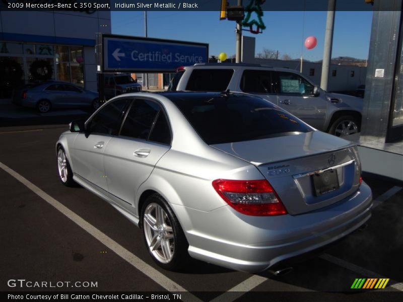 Iridium Silver Metallic / Black 2009 Mercedes-Benz C 350 Sport