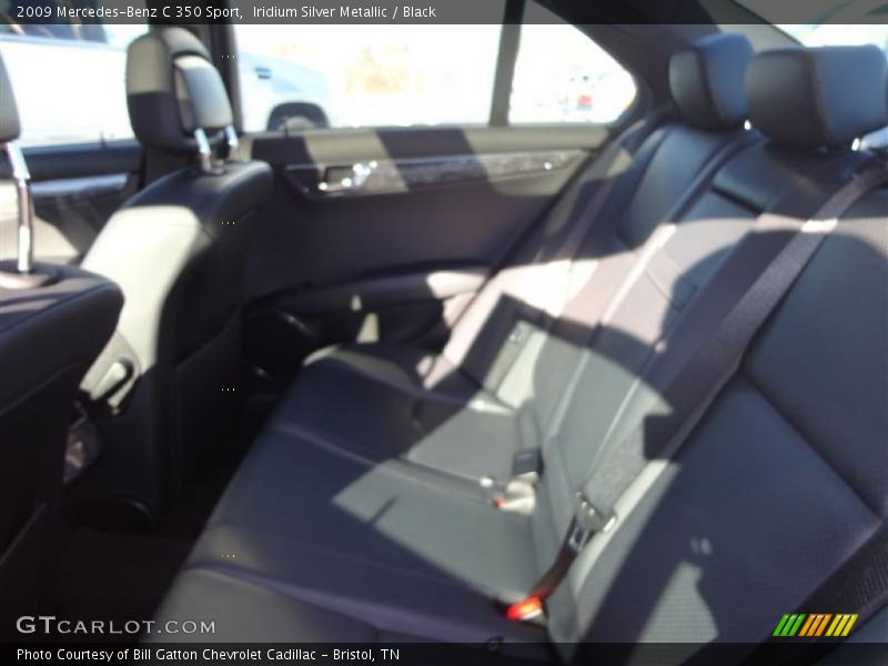 Iridium Silver Metallic / Black 2009 Mercedes-Benz C 350 Sport