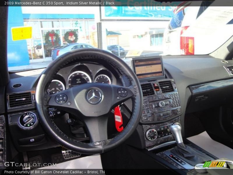 Iridium Silver Metallic / Black 2009 Mercedes-Benz C 350 Sport