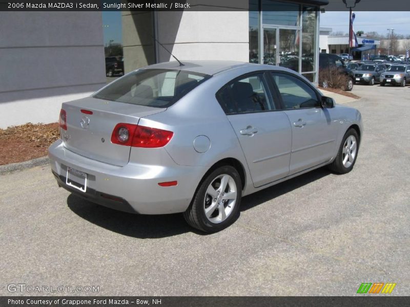 Sunlight Silver Metallic / Black 2006 Mazda MAZDA3 i Sedan