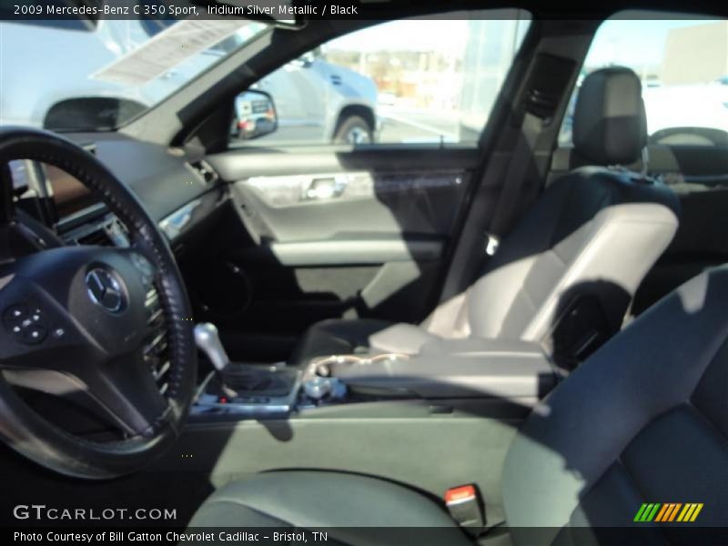 Iridium Silver Metallic / Black 2009 Mercedes-Benz C 350 Sport