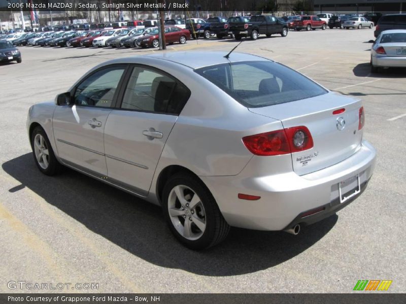 Sunlight Silver Metallic / Black 2006 Mazda MAZDA3 i Sedan