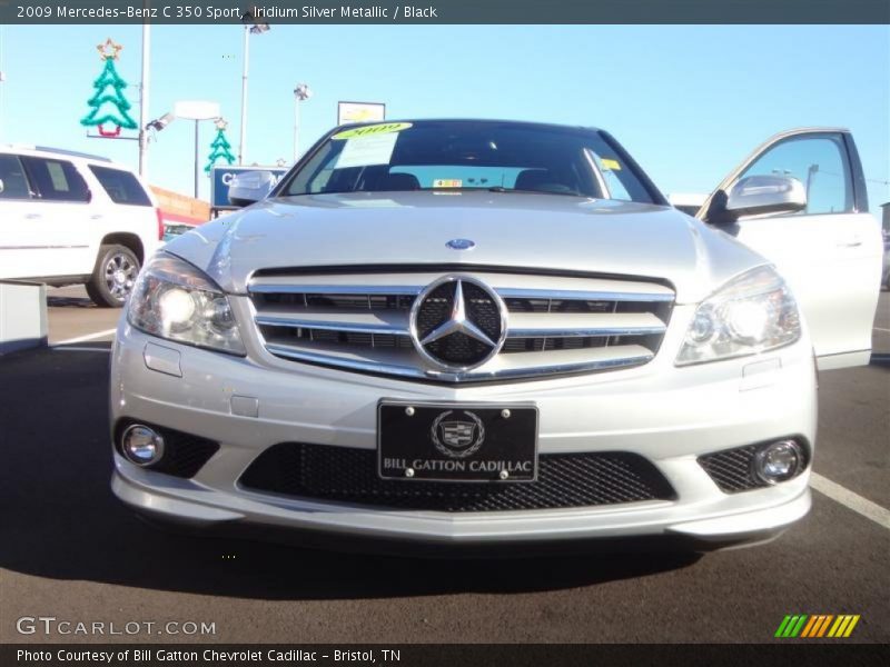 Iridium Silver Metallic / Black 2009 Mercedes-Benz C 350 Sport