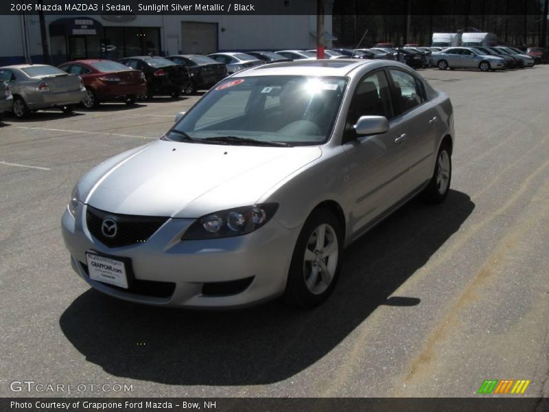 Sunlight Silver Metallic / Black 2006 Mazda MAZDA3 i Sedan