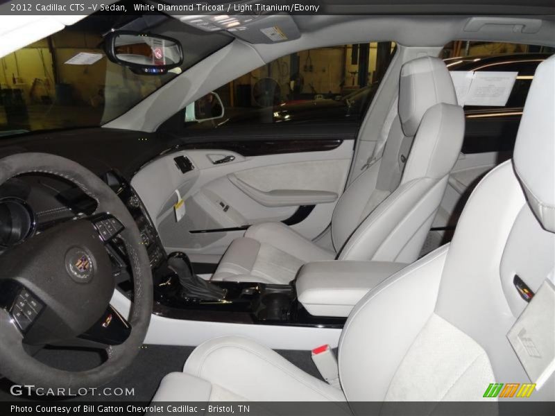  2012 CTS -V Sedan Light Titanium/Ebony Interior
