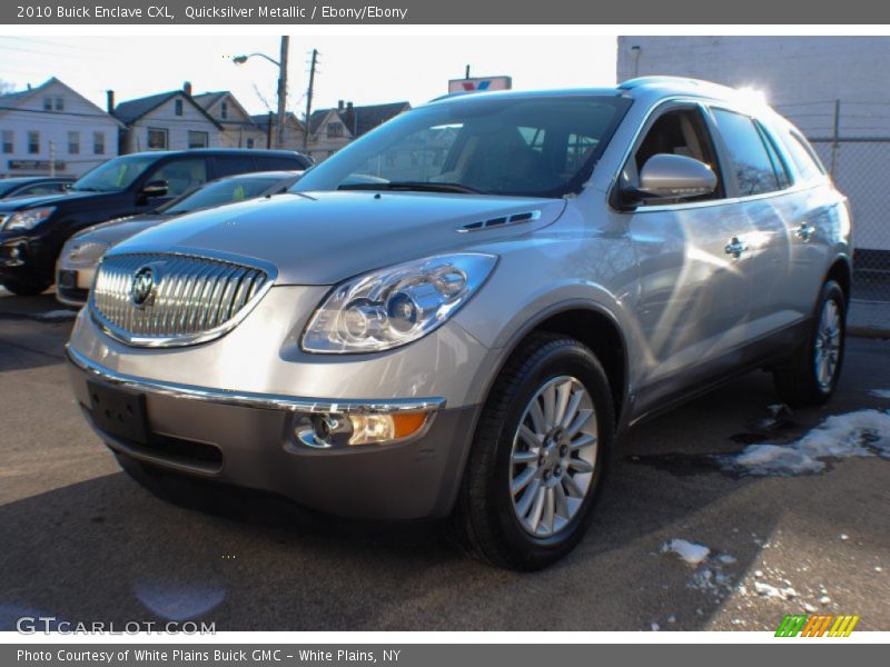 Quicksilver Metallic / Ebony/Ebony 2010 Buick Enclave CXL
