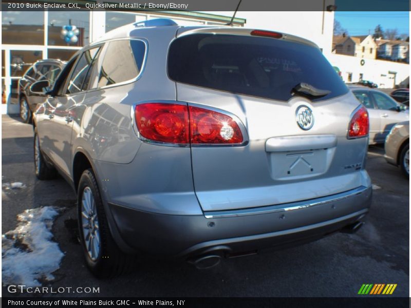 Quicksilver Metallic / Ebony/Ebony 2010 Buick Enclave CXL