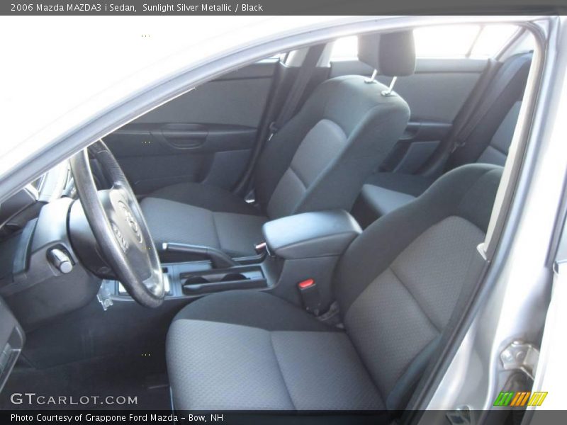Sunlight Silver Metallic / Black 2006 Mazda MAZDA3 i Sedan