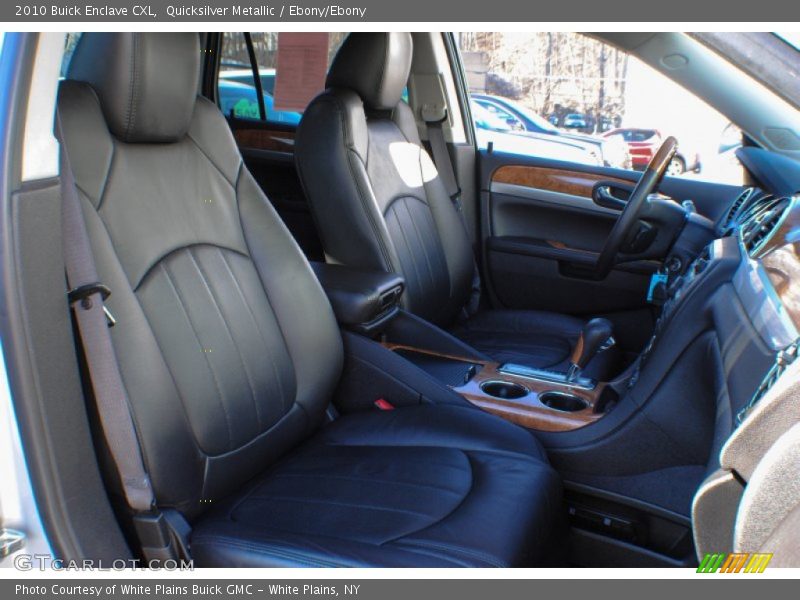 Quicksilver Metallic / Ebony/Ebony 2010 Buick Enclave CXL