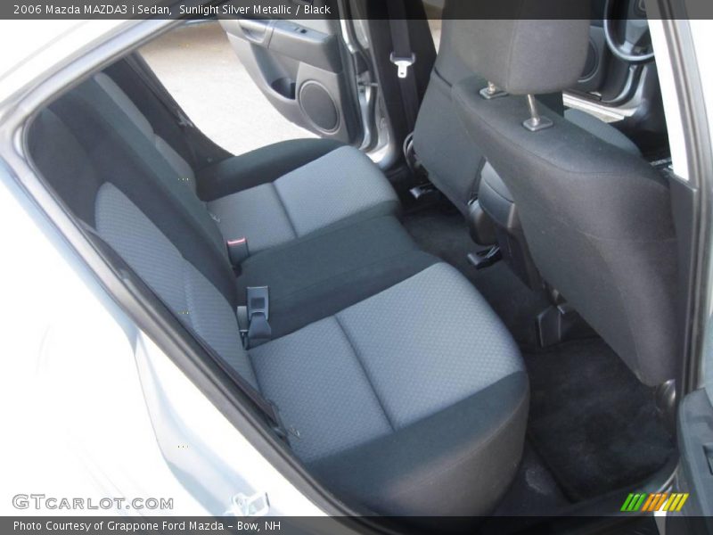 Sunlight Silver Metallic / Black 2006 Mazda MAZDA3 i Sedan