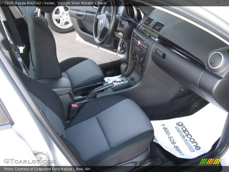 Sunlight Silver Metallic / Black 2006 Mazda MAZDA3 i Sedan