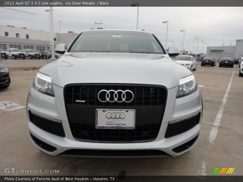Ice Silver Metallic / Black 2013 Audi Q7 3.0 S Line quattro