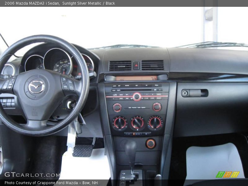 Sunlight Silver Metallic / Black 2006 Mazda MAZDA3 i Sedan