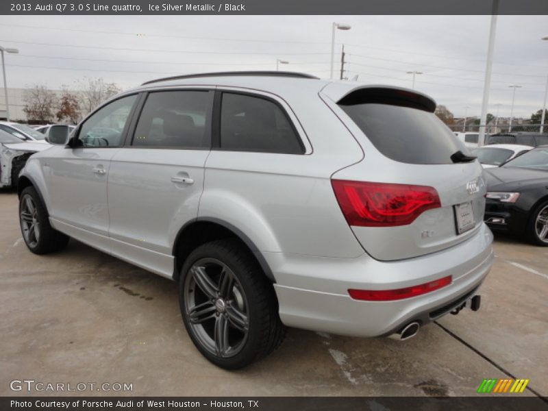 Ice Silver Metallic / Black 2013 Audi Q7 3.0 S Line quattro