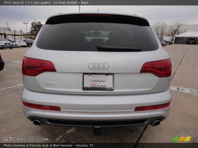 Ice Silver Metallic / Black 2013 Audi Q7 3.0 S Line quattro