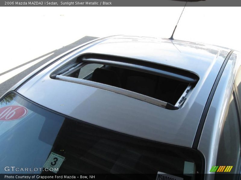 Sunlight Silver Metallic / Black 2006 Mazda MAZDA3 i Sedan