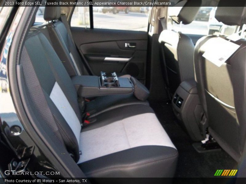 Tuxedo Black Metallic / SEL Appearance Charcoal Black/Gray Alcantara 2013 Ford Edge SEL