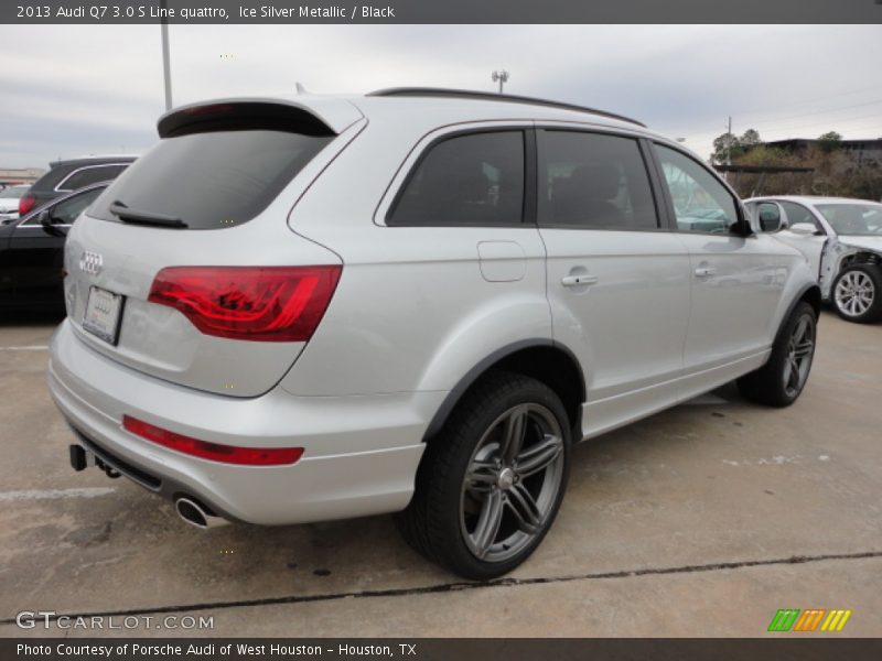 Ice Silver Metallic / Black 2013 Audi Q7 3.0 S Line quattro