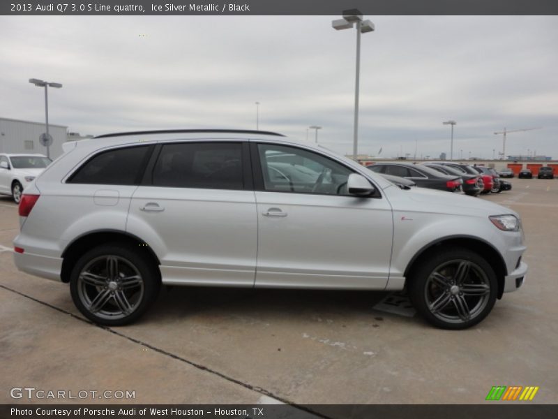 Ice Silver Metallic / Black 2013 Audi Q7 3.0 S Line quattro