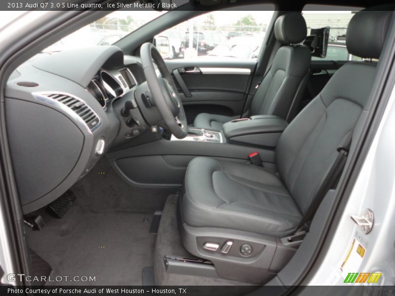 Ice Silver Metallic / Black 2013 Audi Q7 3.0 S Line quattro