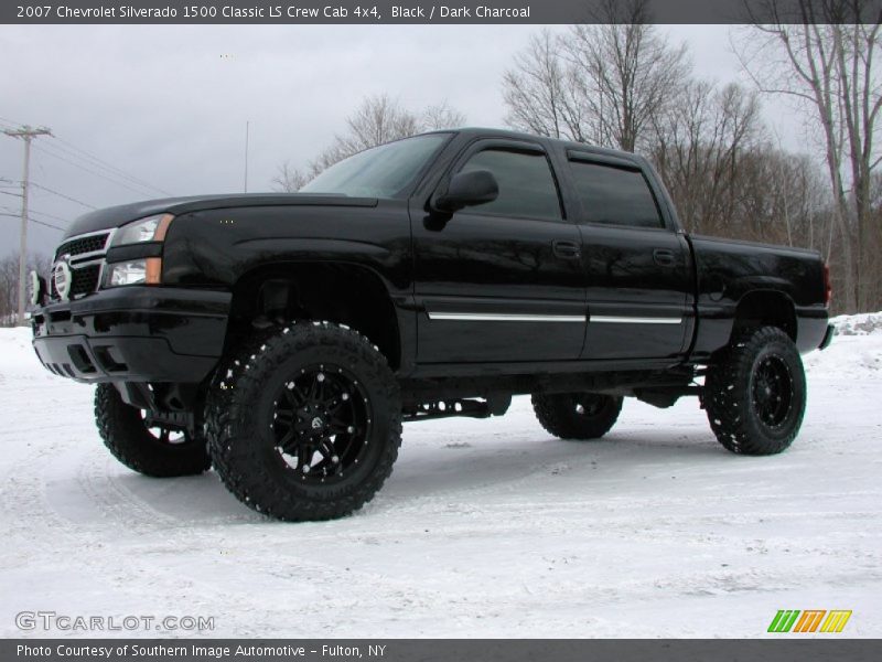 Black / Dark Charcoal 2007 Chevrolet Silverado 1500 Classic LS Crew Cab 4x4