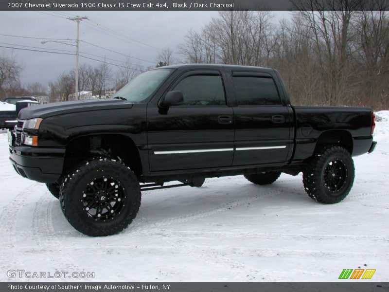 Black / Dark Charcoal 2007 Chevrolet Silverado 1500 Classic LS Crew Cab 4x4