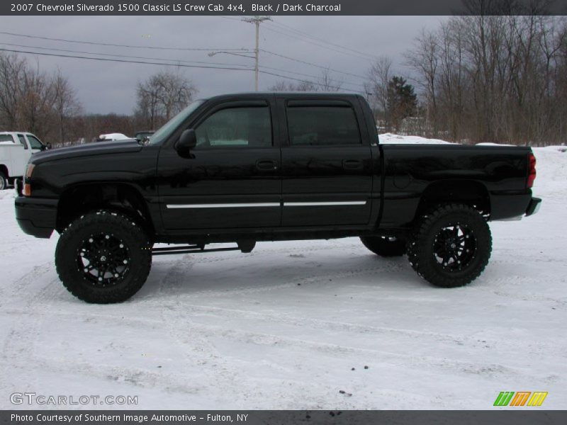 Black / Dark Charcoal 2007 Chevrolet Silverado 1500 Classic LS Crew Cab 4x4
