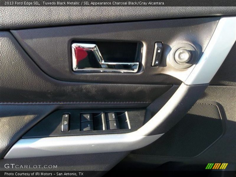 Tuxedo Black Metallic / SEL Appearance Charcoal Black/Gray Alcantara 2013 Ford Edge SEL