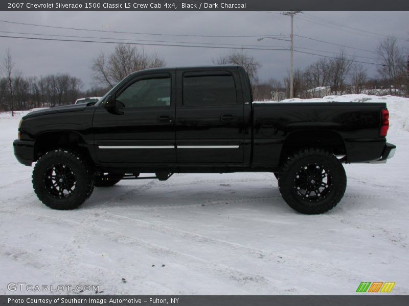 Black / Dark Charcoal 2007 Chevrolet Silverado 1500 Classic LS Crew Cab 4x4