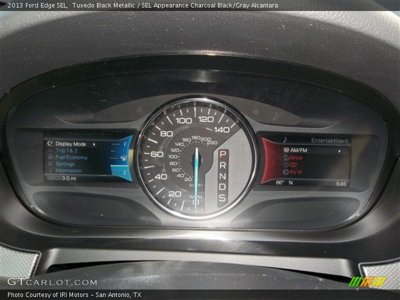 Tuxedo Black Metallic / SEL Appearance Charcoal Black/Gray Alcantara 2013 Ford Edge SEL